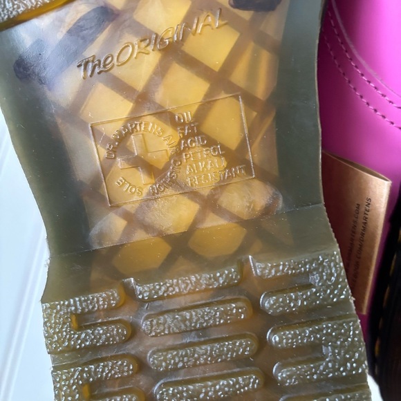 Dr. Martens | Women's 1461 Smooth Leather Oxford Shoes Size US 8 Thrift Pink - Picture 11 of 11